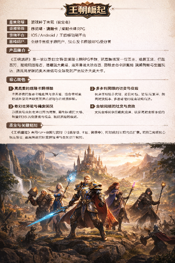 奇亿王朝崛起手游